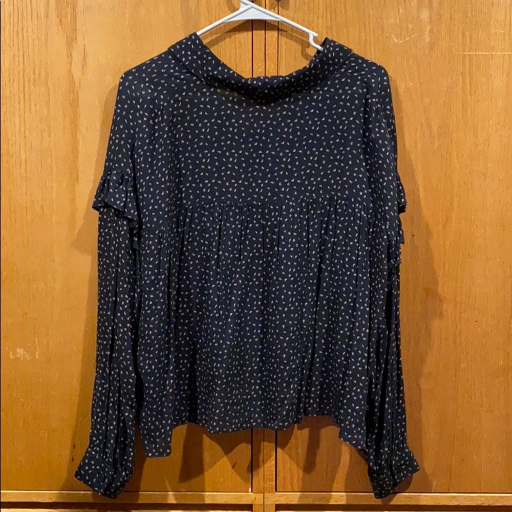 Gimmicks Ruffle Button Up - Picture 3 of 3